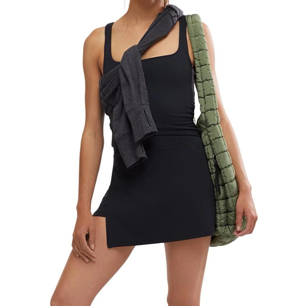 Free People FP Movement Never Better Black Athletic Dress